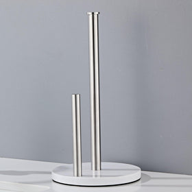 KUUBTH paper towel holder base marble detail for stable countertop placement.