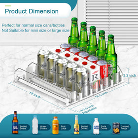 KUUKIKV curved push plate prevents squeezing and protects cans during use
