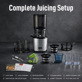 Kuvings AUTO10 100 oz capacity suits family batches.