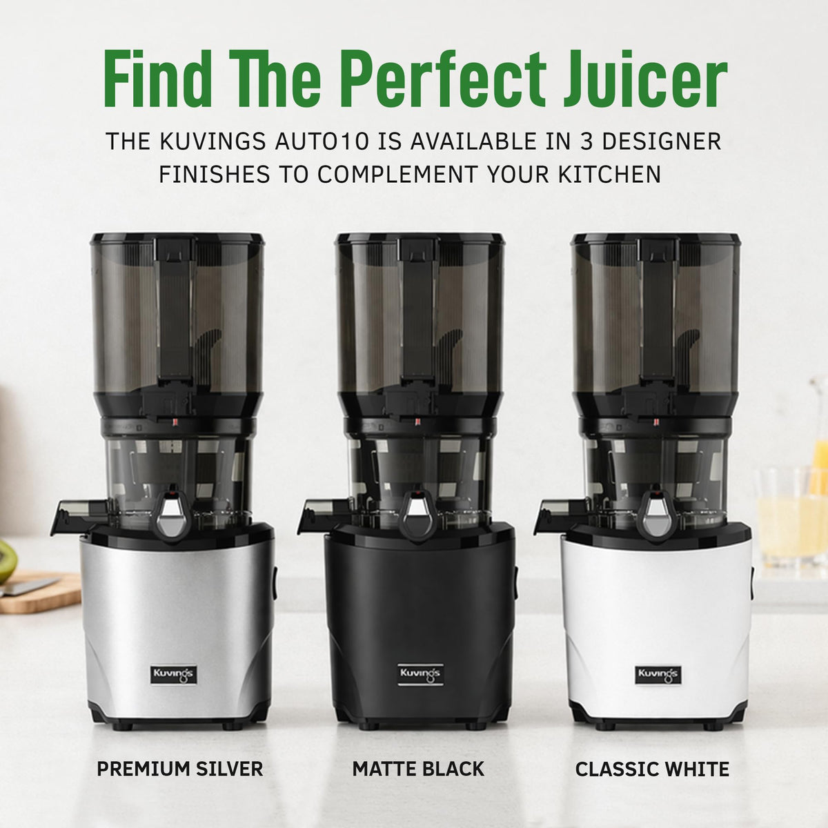 Kuvings AUTO10 durable design supports daily use.