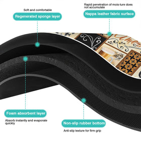 Kuyig Home Fun Coffee Mat serves as a dish drying pad