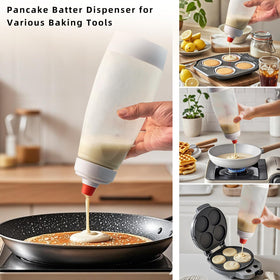 Ergonomic soft-touch grip provides comfortable, controlled pouring with KVIFIVK dispenser