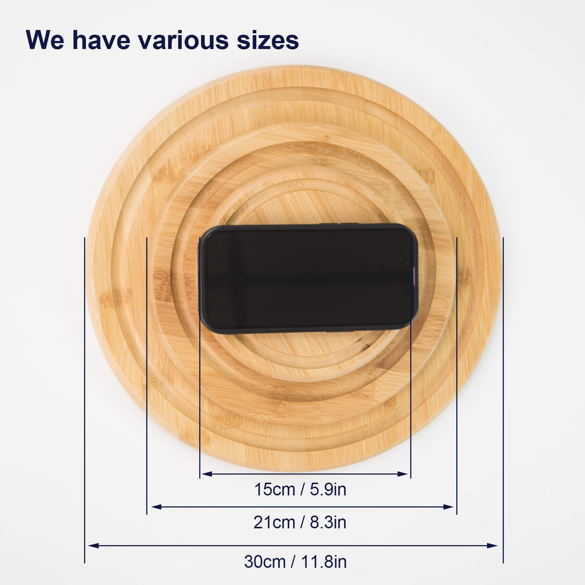 KVMORZE 11-8-inch tray-only plate presents snacks elegantly.