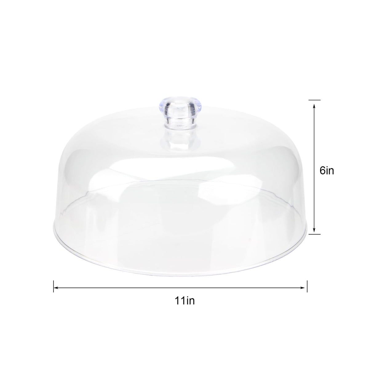 KVMORZE 11-inch cake dome over a dessert table enhances presentation