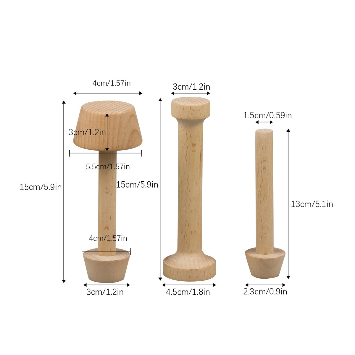 KVMORZE easy-clean wooden tamper offers long-term reuse with minimal effort.