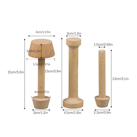 KVMORZE easy-clean wooden tamper offers long-term reuse with minimal effort.