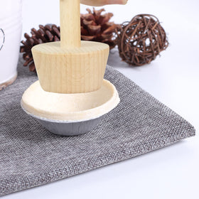 KVMORZE tart tamper set middle for precise pastry edges on standard tarts.