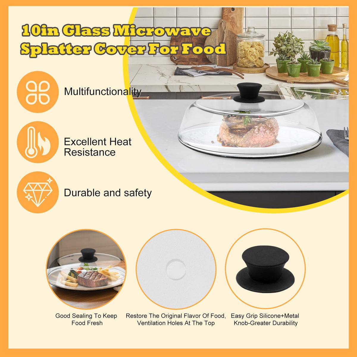 KVZKVZ clear-view design lets you monitor food without lifting the lid.