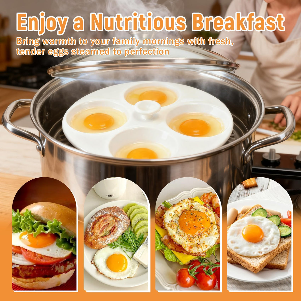 KVZKVZ durable food safe ceramic maintains flavor and integrity
