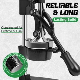 KVZKVZ stainless-steel-strainer captures pulp for smooth juice.