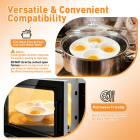 KVZKVZ poached egg cooker inside pot for steam poaching