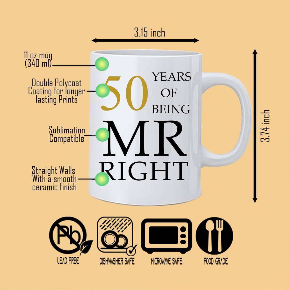 Kwieema 50th anniversary gift idea with stylish presentation