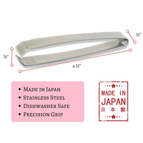 Kwizing tweezers curved jaws provide controlled deboning of fish