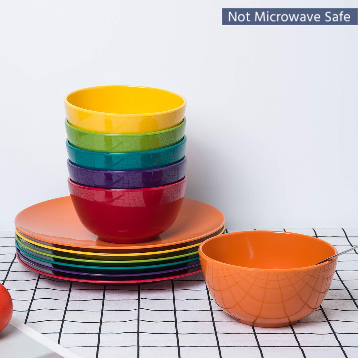 KX-WARE melamine bowls ideal for outdoor dining and gatherings.