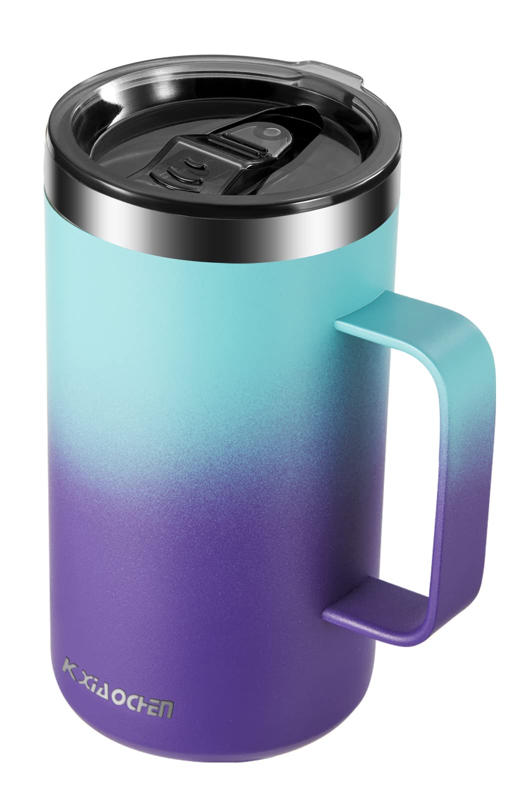 KXIAOCHEN 20oz mug with lid for spill-free sipping on the go