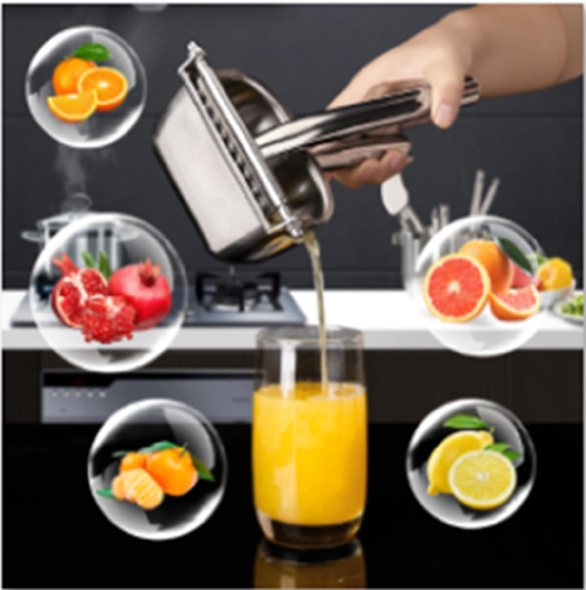 KYACHITOS large lemon squeezer bar-ready design suits cocktails and cooking.