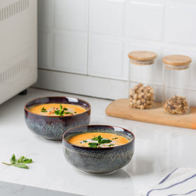 KYBSCZ reactive glaze variation creates unique color on each bowl