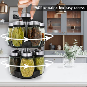 Kylinbigda twelve jars included for organized spice setup