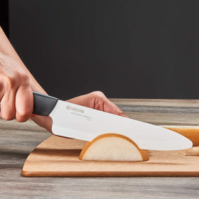 Kyocera Revolution 4.5-inch utility knife for boneless meat prep.