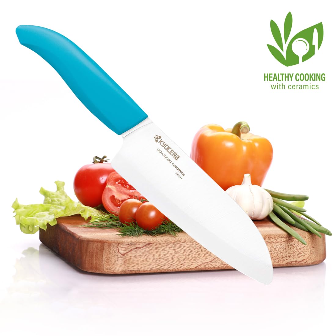 Kyocera Revolution boneless meat prep with balanced, lightweight knives.