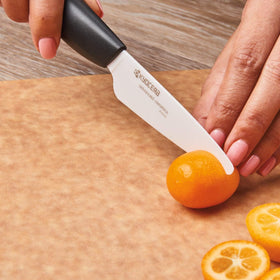 Kyocera Revolution color finish adds stylish kitchen appeal while staying sharp.