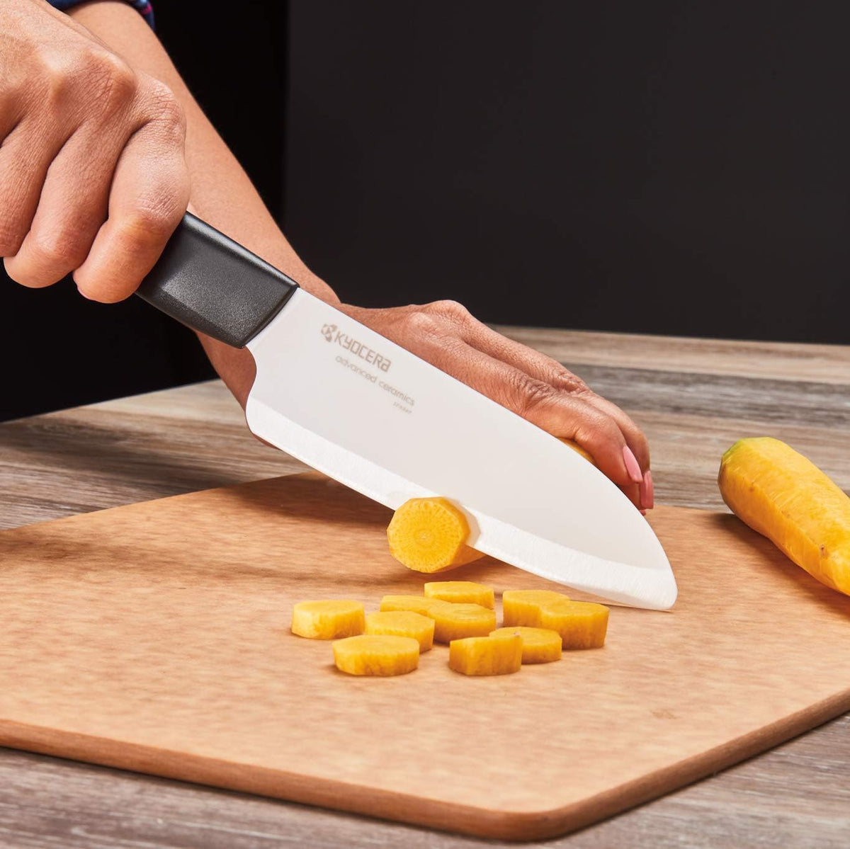 Kyocera Revolution knife set packaging showcasing all four ceramic blades.