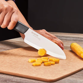 Kyocera Revolution knife set packaging showcasing all four ceramic blades.