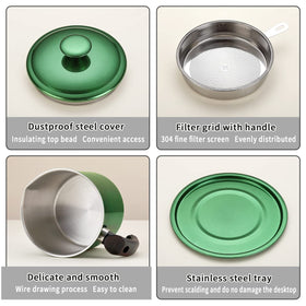 Kyraton dishwasher-safe design simplifies cleanup after cooking.