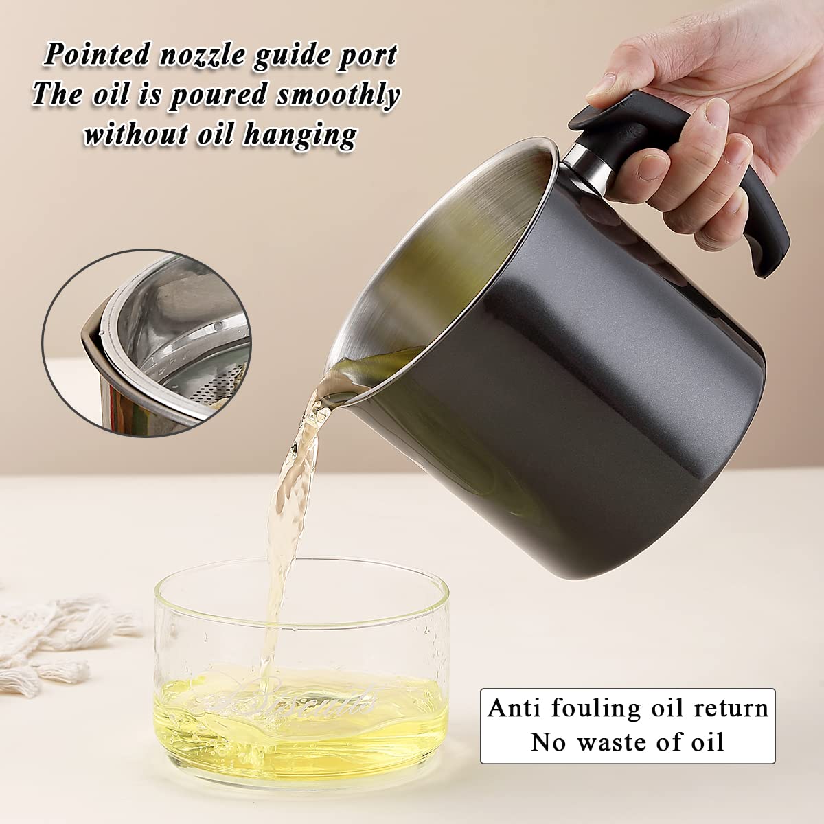 Dishwasher-safe design simplifies post-cook cleanup.