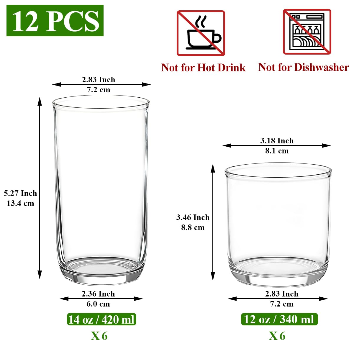 Kyraton whisky 11.5oz clear glass ideal for cocktails and spirits.