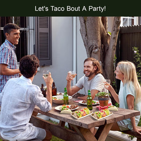 Kzeirm taco holders feature a waterproof design to keep tacos crisp.