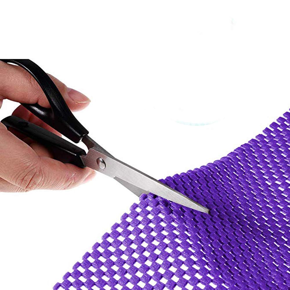 L7HWDP non-slip drawer liner in purple helps prevent sliding.