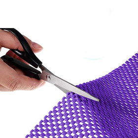 L7HWDP non-slip drawer liner in purple helps prevent sliding.