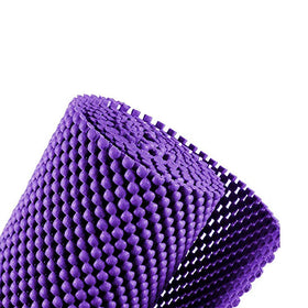 L7HWDP washable drawer liner in purple is easy to clean and reuse.