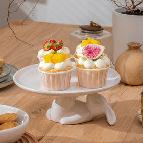 LA JOLIE MUSE ceramic dessert plate 8.3 inches as a centerpiece