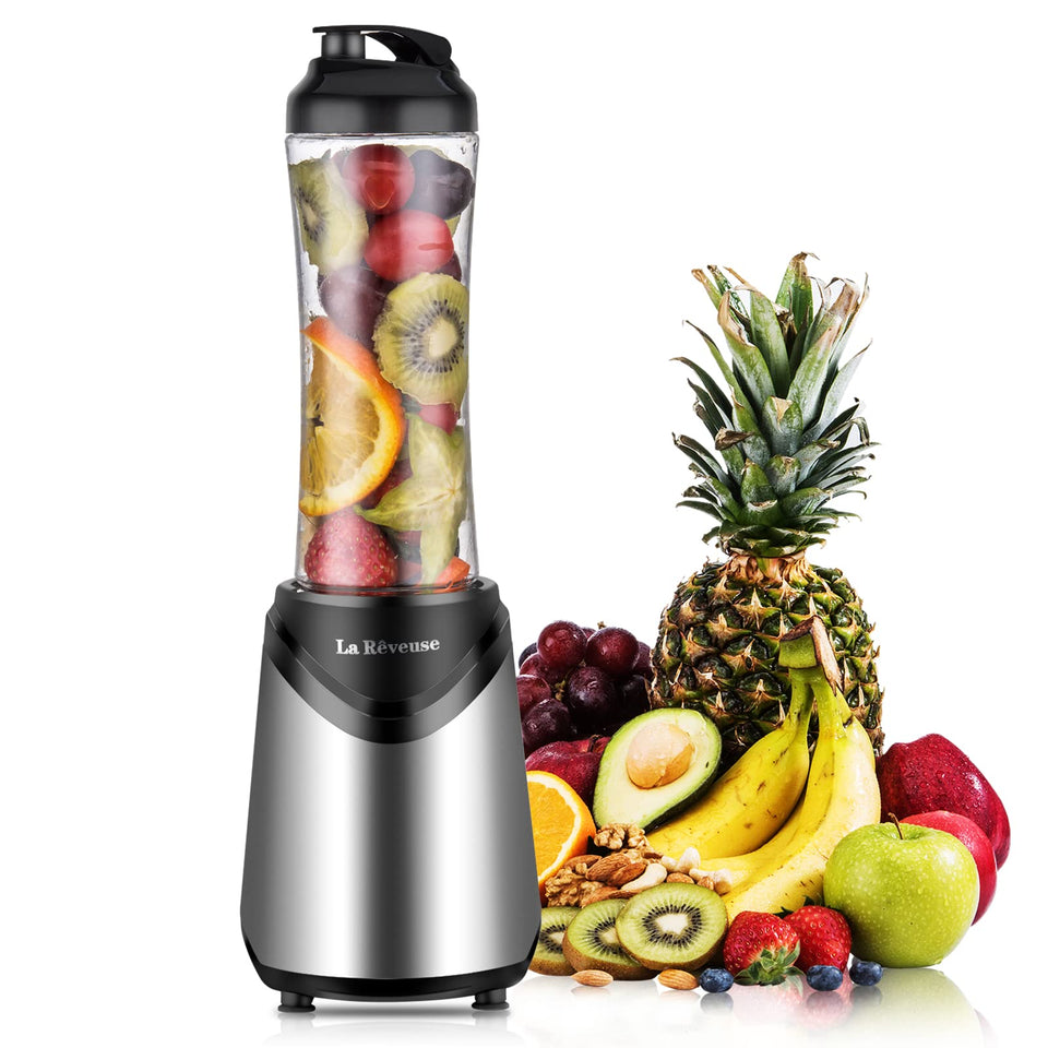 La Reveuse Smoothies Blender 300W base powering quick smoothies at home.