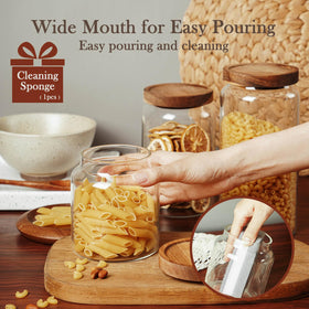 Labina wide opening simplifies pouring and cleaning after use