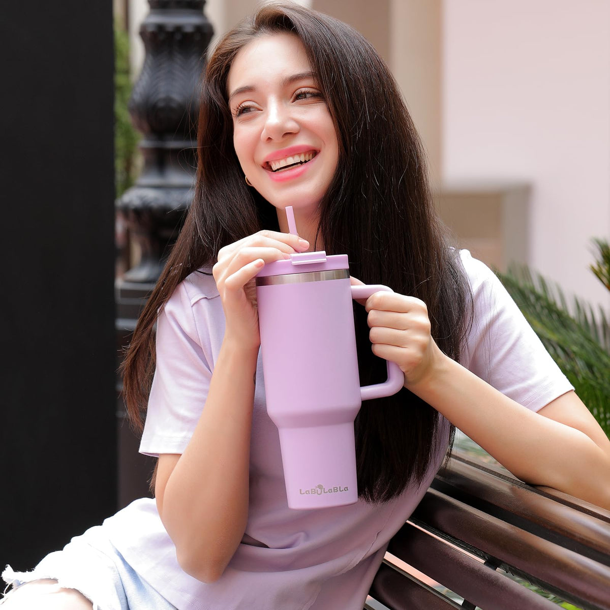 Thoughtful Labulabla gift idea in Lavender for workouts and outdoor adventures.