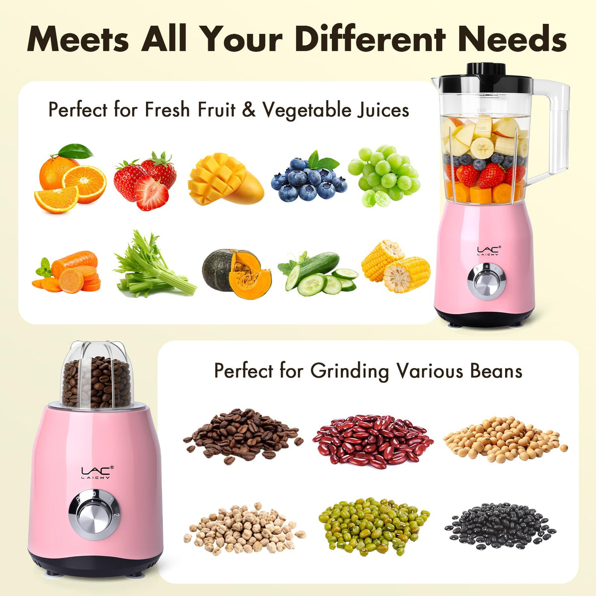 LAC LAICHY 54oz juicing cup for large-batch blends