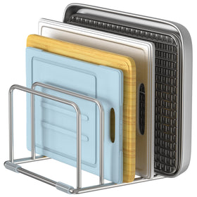 LAEMYFYRE keeps cutting boards and sheets organized and easy to access.