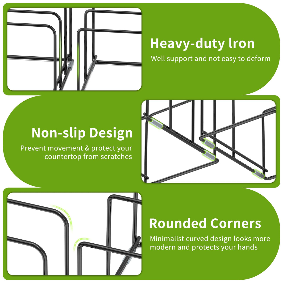 LAEMYFYRE five compartments layout maximizes kitchen storage.