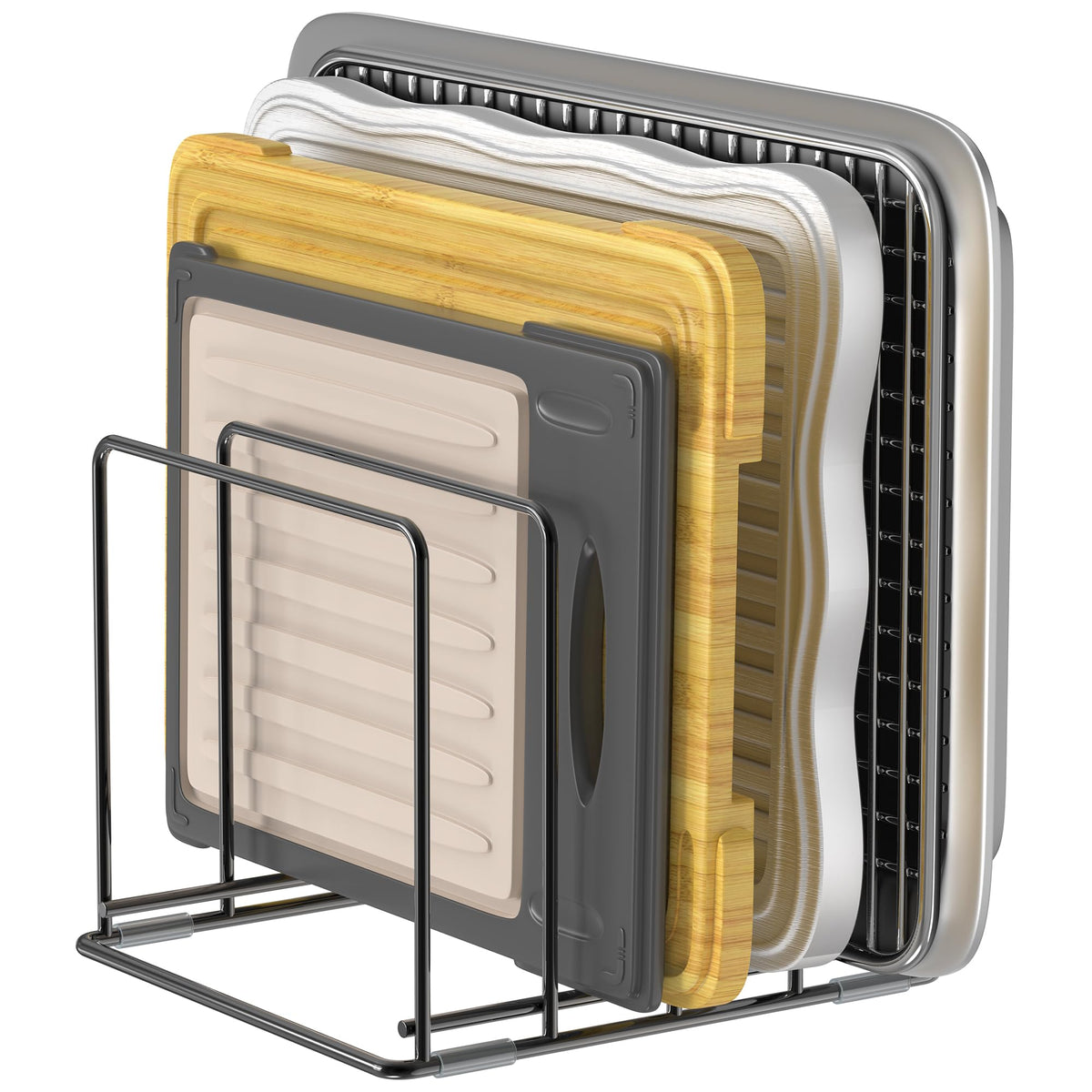LAEMYFYRE single-pack rack ready to organize kitchens and pantries.