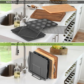 LAEMYFYRE doubles as an office organizer for files and supplies.