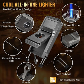 LAFULI auto-pop V-shape clipper enables quick blade deployment in tight spaces