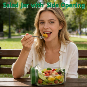 Laghura lid-to-bowl converts into a portable bowl for easy eating.