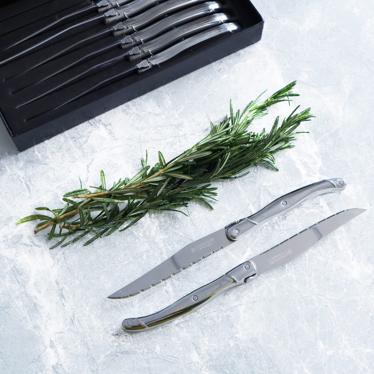 Laguiole by Hailingshan dishwasher-safe knives for easy cleanup