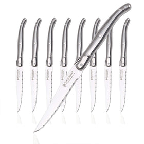 Laguiole by Hailingshan steak knife with serrated edge for effortless steak cutting at home
