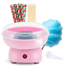 LAICAIO pink cotton candy machine front view for parties
