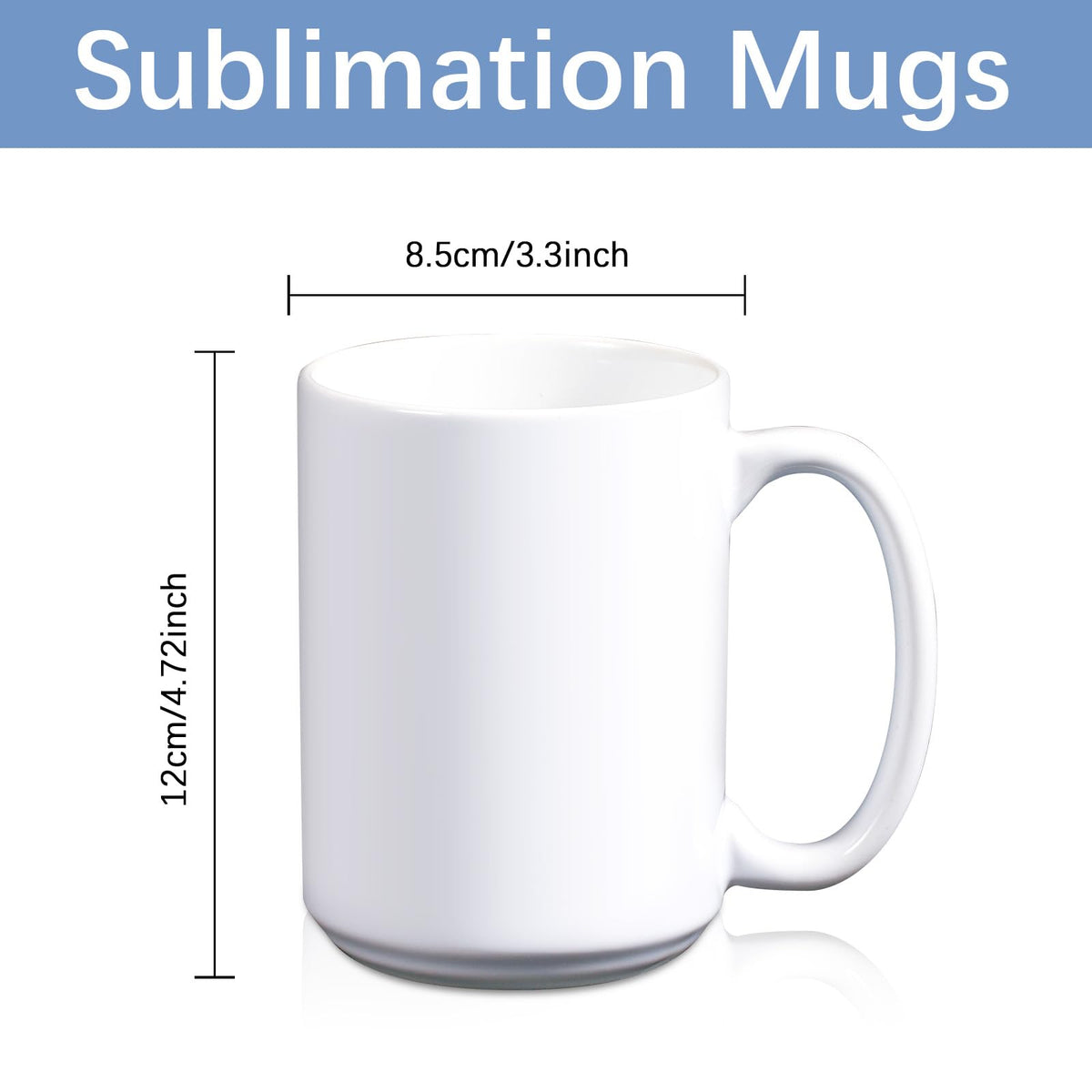 LaiHiulaan mug showcasing AAA coating for bright, smooth sublimation results