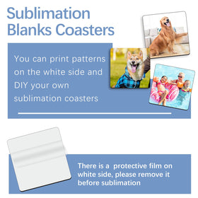 LaiHiulaan 36-piece coaster blank pack for affordable DIY projects